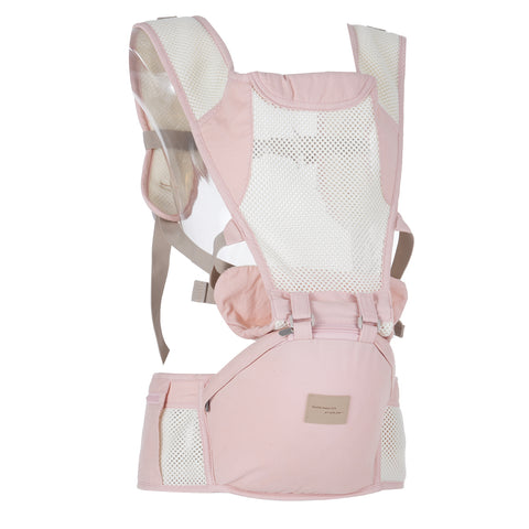 All-Position Baby Carrier with Hip Seat Lumbar Support, Angled Waist Stool, Soft and Breathable, for 3-36 Months Infant to Toddler, 7-44lbs