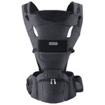 Baby Carrier Newborn to Toddler: 0-44 Lbs Ergonomic Infant Carrier with Removable Plate Safety Reflective Strips Hip Seat Front and Back Baby Holder Sling Carrier with for 0-36 Months