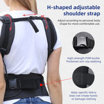 Baby Carrier Newborn to Toddler: 0-44 Lbs Ergonomic Infant Carrier with Removable Plate Safety Reflective Strips Hip Seat Front and Back Baby Holder Sling Carrier with for 0-36 Months