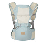 9-in-1 Breathable Baby Carrier with Hip Seat Lumbar Support Waist Stool for 3-36 Months Newborn Infants Toddlers Baby Backpack Carrier