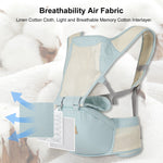 9-in-1 Breathable Baby Carrier with Hip Seat Lumbar Support Waist Stool for 3-36 Months Newborn Infants Toddlers Baby Backpack Carrier