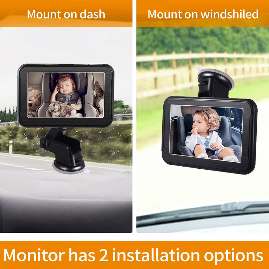 Baby Car Mirror 1080P 4.3 Inch Baby Car Camera