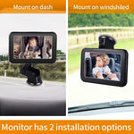 Baby Car Mirror 1080P 4.3 Inch Baby Car Camera