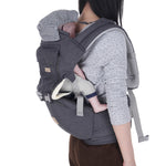 Baby Carrier Newborn to Toddler: Ergonomic M Position 9-in-1 Ways to Carry Baby Carrier Backpack with Head Hood for 3-36 Months 7-40lbs Baby | Advanced Hip Seat Carrier for All Seasons in/Outdoor