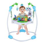 3-in-1 Baby Jumper with Interactive Toys, Baby Bouncer Activity Center with Music and Lights, Adjustable Height, 360° Rotating Breathable Seat, for Infants and Toddlers Safe Play and Development