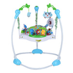 3-in-1 Baby Jumper with Interactive Toys, Baby Bouncer Activity Center with Music and Lights, Adjustable Height, 360° Rotating Breathable Seat, for Infants and Toddlers Safe Play and Development