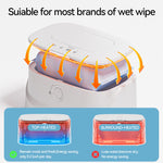 Baby Wipe Warmer Heating Wet Wipes Dispenser Fast Heating Diaper with 3 Temperature and 3 Brightness Night Light Top Wipe Warmer Newborn Baby Essentials Large Capacity
