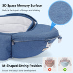 Baby Carrier Newborn to Toddler - Ergonomic M Position Toddler Carrier | 9-in-1 Ways to Carry Baby Carrier Backpack with Head Hood for 3-36 Months Baby | Hip Seat Carrier for All Seasons in/Outdoor