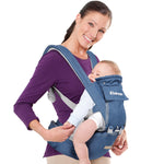 Baby Carrier Newborn to Toddler - Ergonomic M Position Toddler Carrier | 9-in-1 Ways to Carry Baby Carrier Backpack with Head Hood for 3-36 Months Baby | Hip Seat Carrier for All Seasons in/Outdoor