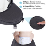 Baby Carrier Newborn to Toddler: Ergonomic M Position 9-in-1 Ways to Carry Baby Carrier Backpack with Head Hood for 3-36 Months 7-40lbs Baby | Advanced Hip Seat Carrier for All Seasons in/Outdoor