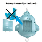 Cute Baby Crib Mobile with Music Star Projection Hanging Rotating Toys Baby Crib Toys 20 Lullabies Infant Bed Decoration for Baby Boys Girls