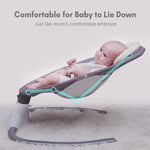 Baby Swing Chair Kids Swing and Bouncer - Electric Baby Bouncer Chair with Remote Control and Mosquito Net: 4 Speeds & 4 Timer & 12 Preset Lullabies Supports BT Connection USB Flash Drive