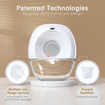 Wearable Breast Pump Wireless Breastmilk Pump Lightweight IP21 Waterproof Wearable Pumps for Breastfeeding