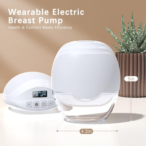 Wearable Breast Pump Wireless Breastmilk Pump Lightweight IP21 Waterproof Wearable Pumps for Breastfeeding