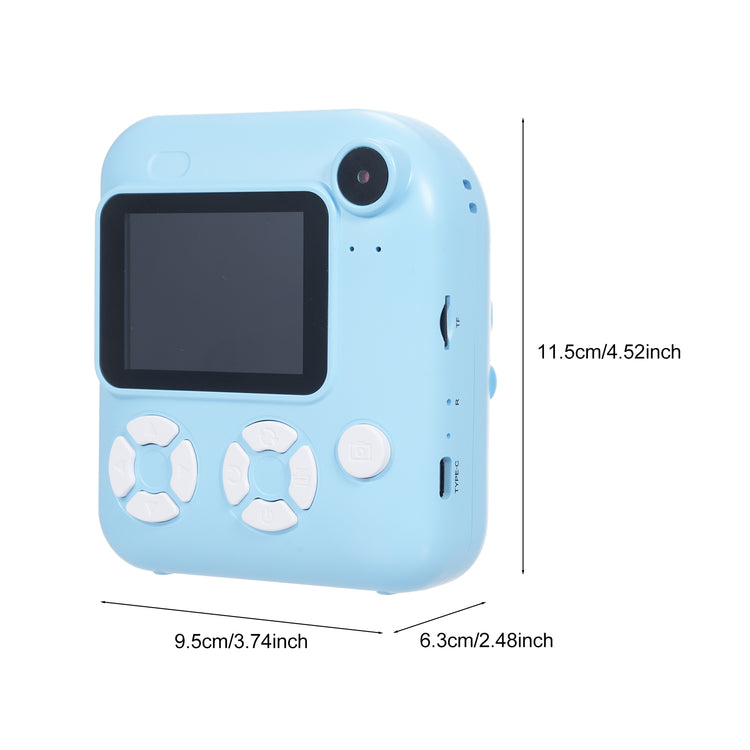 Kisdream Kids Camera Instant Print 2.4 Inch Screen Camera 1080P Video Camera for Kids with 32GB Memory Card and 5 Rolls Paper