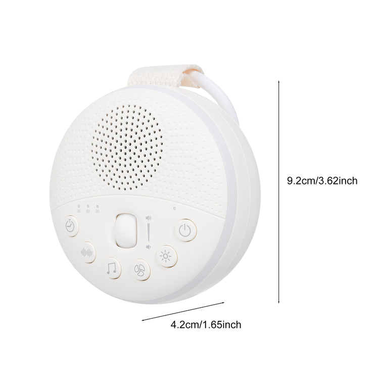 Kisdream White Noise Sound Machine with 21 Soothing Music 30min/60min/90min Timer - Portable White Noise Machine Baby Soother for Infants Toddlers