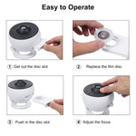 Galaxy Star Projector, Starry Sky Projection Lamp, with 13 Film Discs, Bedroom Night Light, Nebula Milky Way Ambient Light, 1H/2H/4H Timer, Adjustable Focus & Speeds