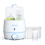 Baby Bottle Warmer - Double Bottle Warmer For Breastmilk & Formula Bottle Food Heater, Fast Milk Warmer With Timer, Accurate Temp Control, Steri-lizing, Auto Shut-off - Bottle Warmers for All Bottles