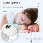 Electric Electric Breast Pump with 4 Modes & 9 Levels Wireless Portable Breast Pump Breastfeeding with 12 Pcs