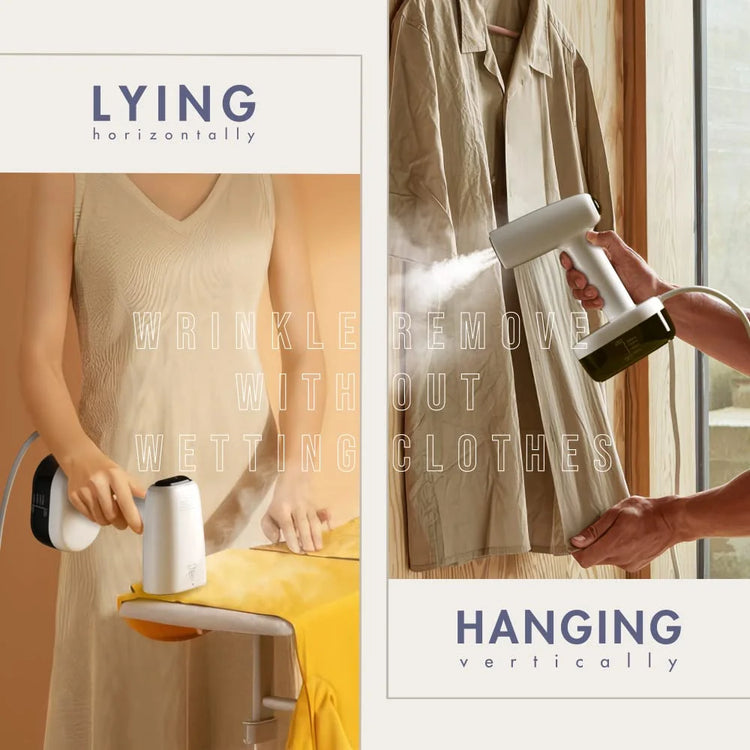 Handheld Steamer for Clothes and Clothes Steamer 1500W - Strong Power Garment Steamer with 260ml Tank,15s Fast Heat-up Portable Steamer Iron,Fabric Wrinkle Remover Clothing Iron with Brush