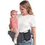 Kisdream Baby Front Carrier Single Waist Stool Dark Gray