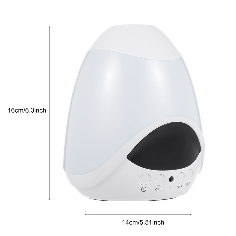 Star Projector, RGB Ambient Light, Dual Alarm Clock with Snooze, White Noise Machine with 16 Soothing Sounds, Bedroom Night Light, BT Speaker, Timer, Temperature Monitor Display, with Remote Control