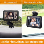 5 Inch Car Seat Mirro Baby Car Monitor