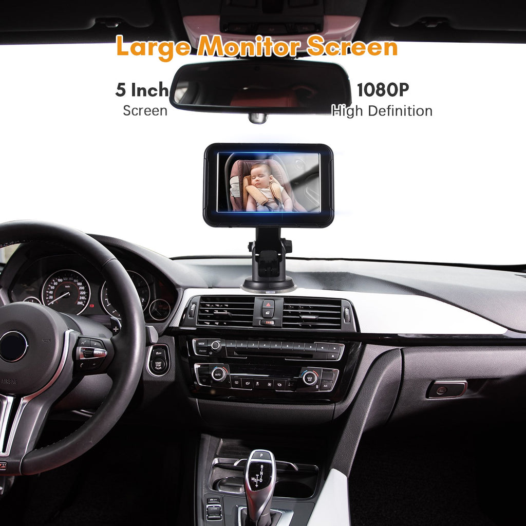 5 Inch Car Seat Mirro Baby Car Monitor