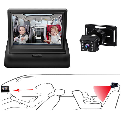 1080P Baby Car Back Seat Camera