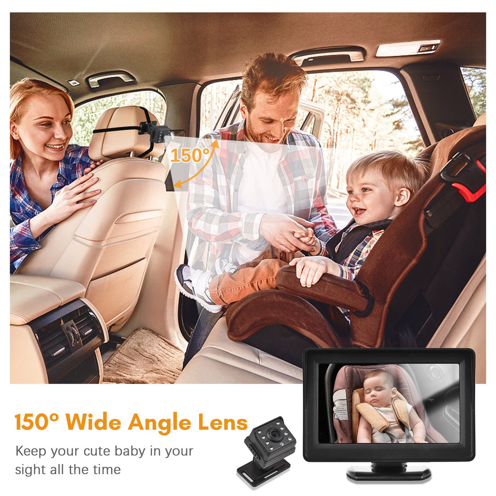 Kisdream 720P Baby Car Monitor